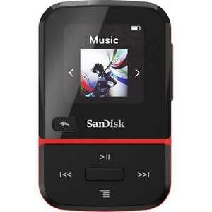 sandisk clip sport go lecteur mp3 32 go rouge clip de