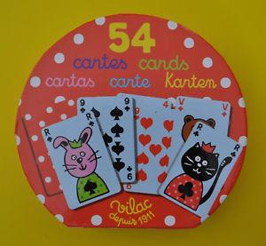 jeu de voyage vilac 54 cartes animaux neuf - animal