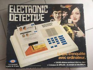 Superbe jeu de société vintage electronic détective