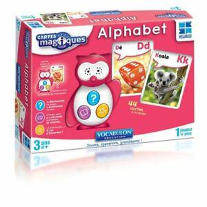 Megableu coffret cartes magiques vocabulon - theme alphabet