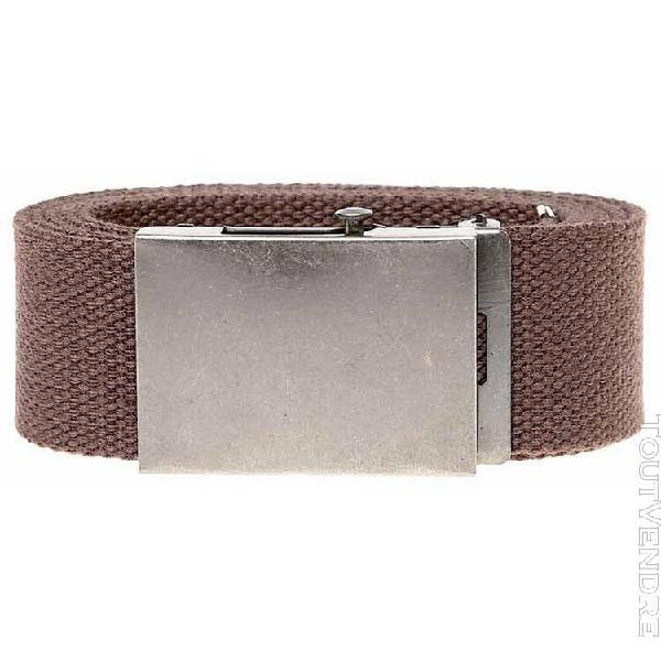 duke - ceinture grande taille en toile edward - homme (marro