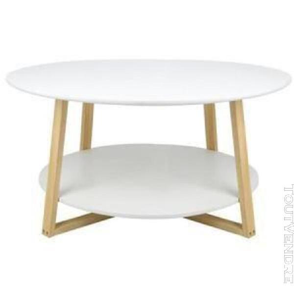 petite table basse ronde (diamètre 90 cm) -j