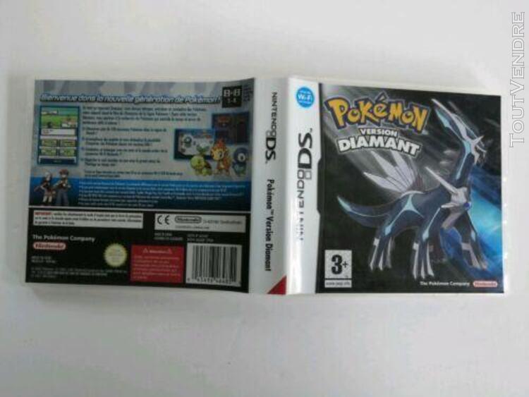 nintendo ds pokemon pokémon version diamant boite notice et