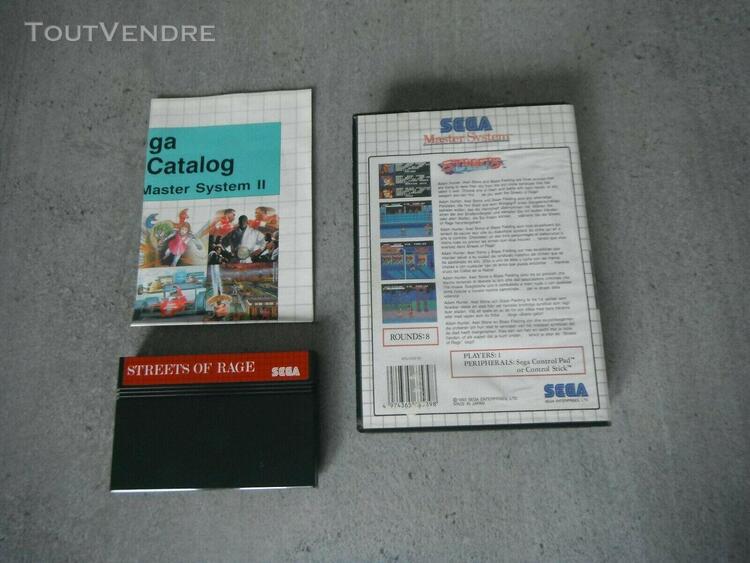 streets of rage / master system / bon état