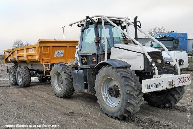 remorque agricole benne agricole - lambert tp240 + tracteur