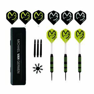 xq max set de fléchettes acier michael van gerwen et