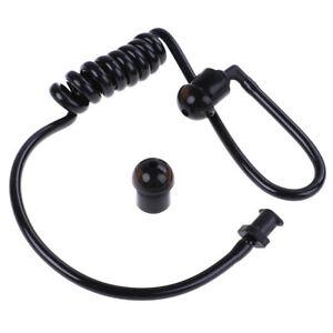 black replacement coil acoustic air tube earplug for radio