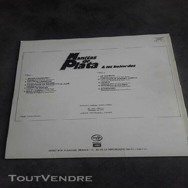 disque vinyl 33t " manitas de plata et les los baliardos" 19