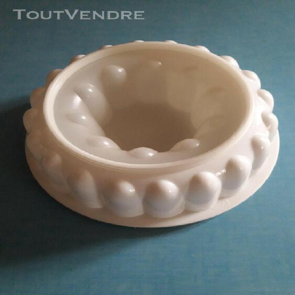 Tupperware grand moule à charlotte couronne entremet blanc