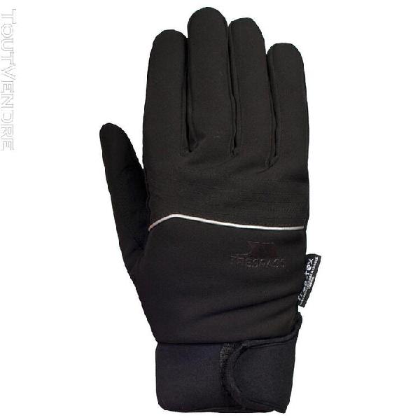 trespass - gants imperméables cruzado - homme (noir) -