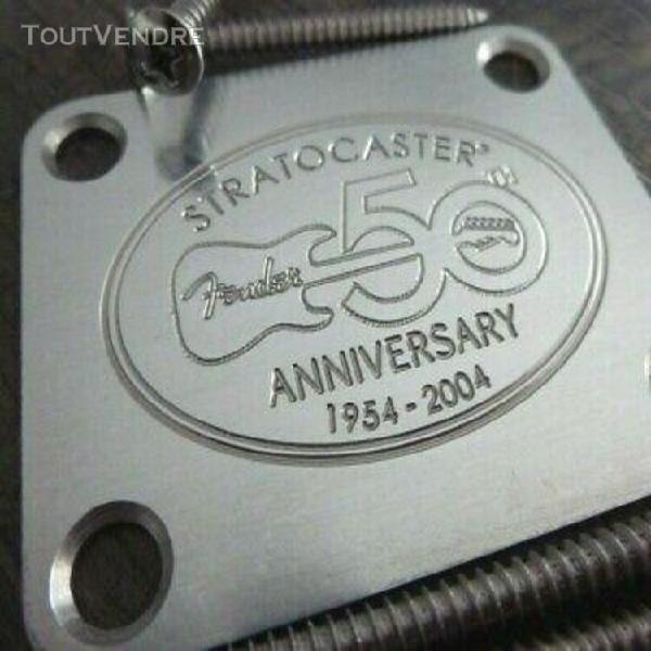 neckplate tele/strato - stratocaster 50th anniversary - aged