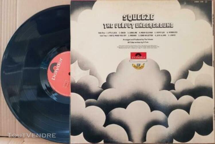 the velvet underground ‎– squeeze 33t lp ex+/nm polydor