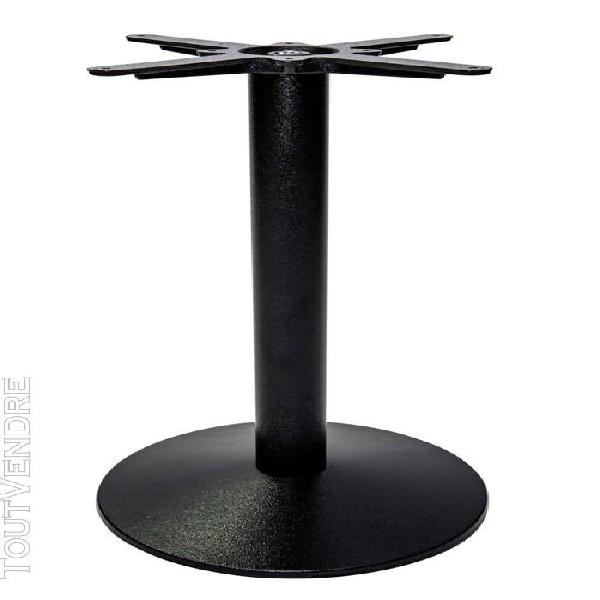 Base de table à dôme en fonte noire - medium - hauteur de