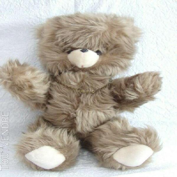 ancien nounours vintage articulé ours en peluche collection