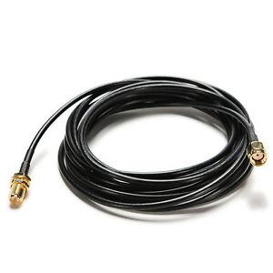 Antenna extension cable rp sma male to female adapter