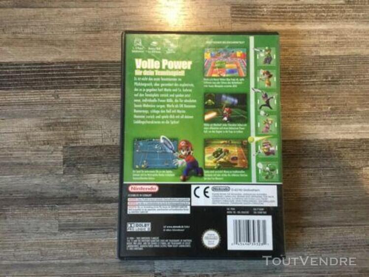 mario power tennis nintendo gamecube eur