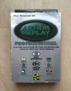 action replay professionnel nintendo 64 n64 - complet - bon