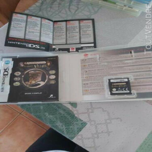 Jeu video nintendo ds xl professeur layton et l&#39;etrange vill