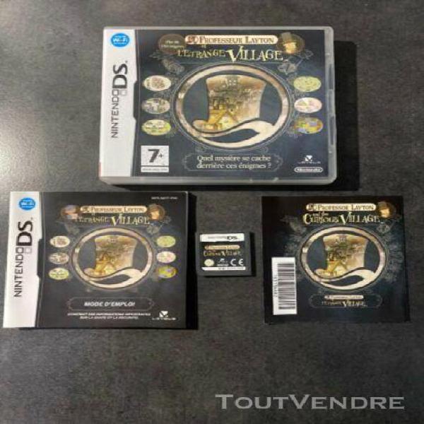 Professeur layton et l etrange village nintendo ds complet