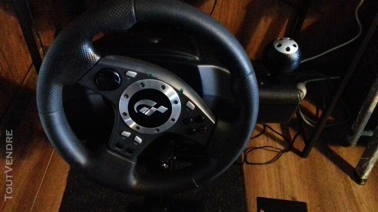 volant logitech gt driving force pro - gran turismo - sans p