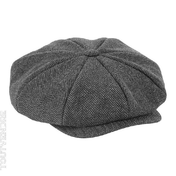 casquette gavroche - b628 - gris foncé