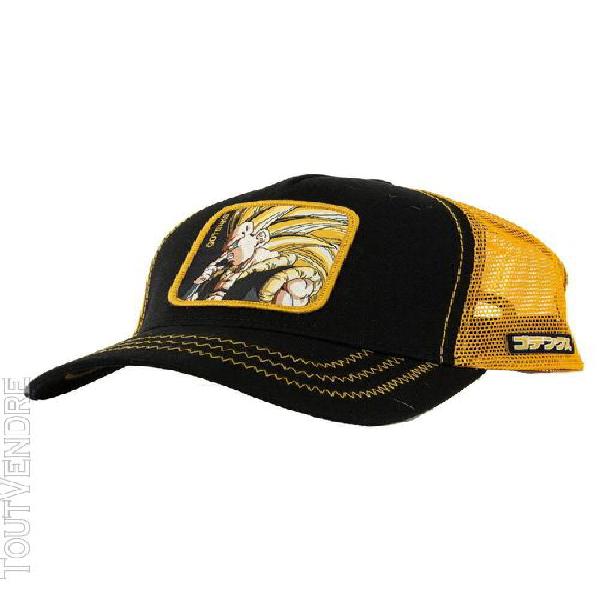 Casquettes capslab dragon ball z goku super saiyen black