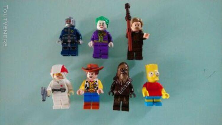 figurines lego star wars, simpson, toy story, lego movie