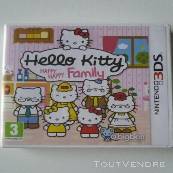 Hello kitty happy family nintendo 2ds 3ds new 3ds *eur*