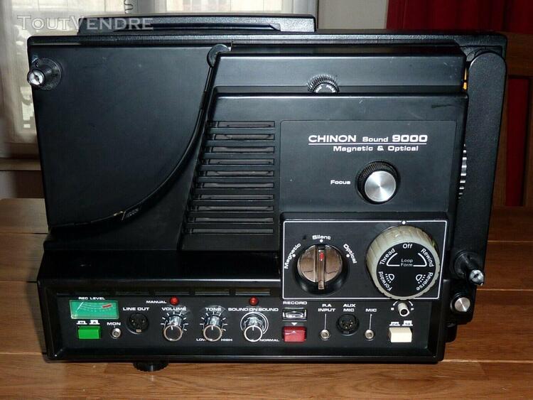 projecteur super 8 mm sonore chinon sound 9000 optique et ma