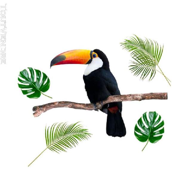 Adhésif décoratif mural toucan