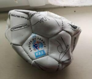 ballon football coupe du monde 1998 jamais gonflé signé