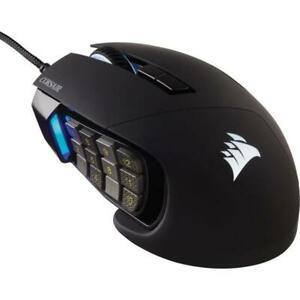 Corsair souris gamer scimitar rgb elite - 18 000 dpi - noir