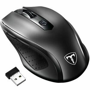 Souris sans fil 2.4g, victsing 2400 cpi souris optique