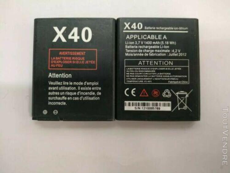 batterie original pour lazer x40 1400mah 3.7v