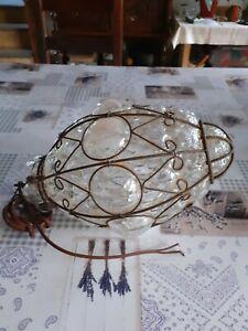 lustre ancien en verre