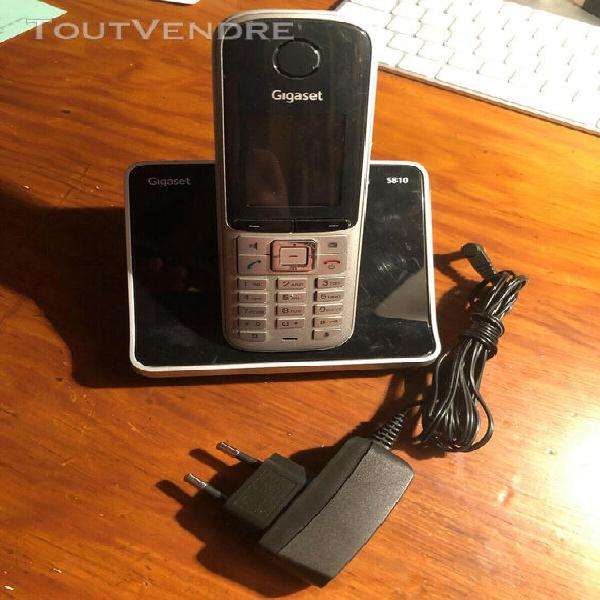 Téléphone sans fil gigaset s810h (dect + chargeur + cable)