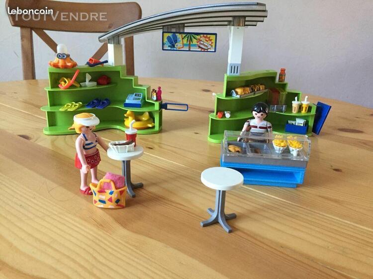 Playmobil ref 6672 espace boutique et fast food