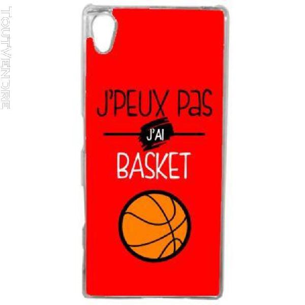 Coque j&#39;peux pas j&#39;ai basket 8 compatible sony xperia z5 tra