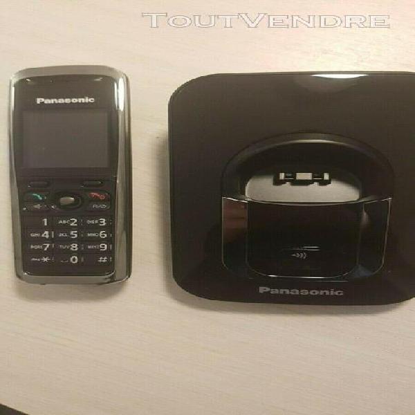 téléphone fixe sans fil noir panasonic kx-tg8411fr