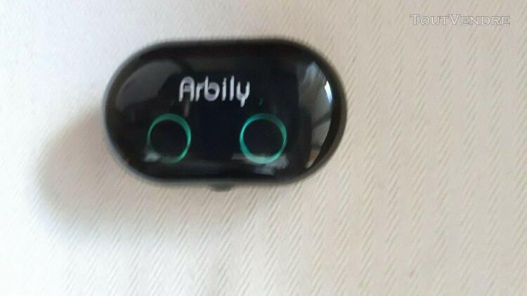 Arbily écouteur bluetooth oreillette sans fil sportives en