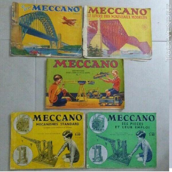 meccano: catalogue 1934/35 et modes d'emploi