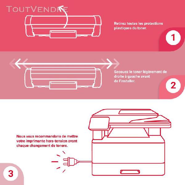 nopan-ink - x1 toner oki 44315307 compatible oki c 610 cdn o