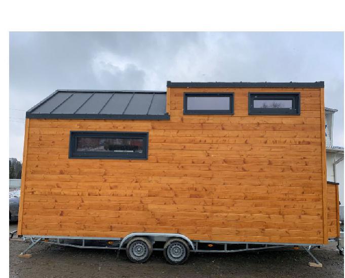 Tiny house, mobil home sur roues, bureau mobile