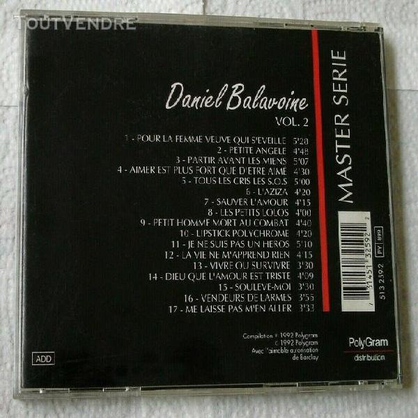 cd album daniel balavoine master serie volume 1