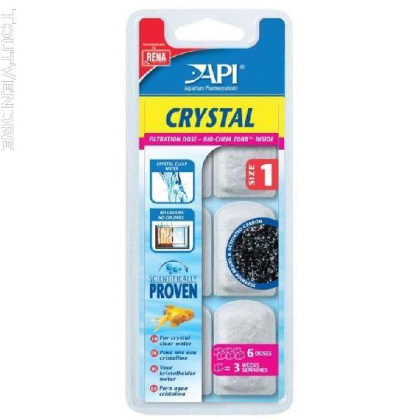 Apl accessoire pour aquariophilie dose crystal boîte de 6