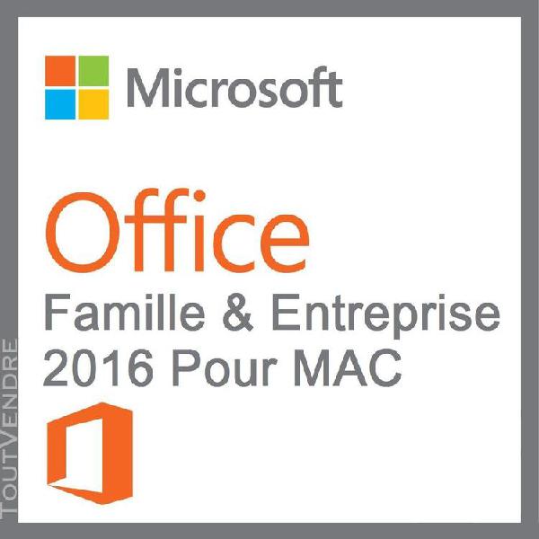 Office famille et petite entreprise 2016 - mac / &quot;version