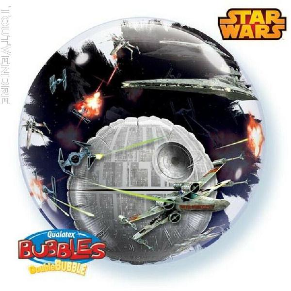 double ballon double bubble star wars etoile de la mort qual