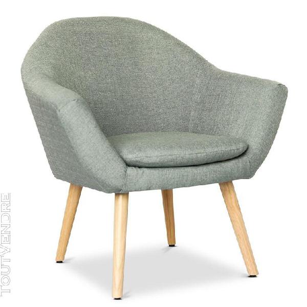 fauteuil nordique pour salon ou chambre a coucher couleur gr