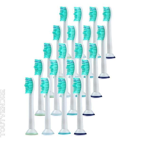 Hx6014 20pcs têtes brossettes têtes brosse dents