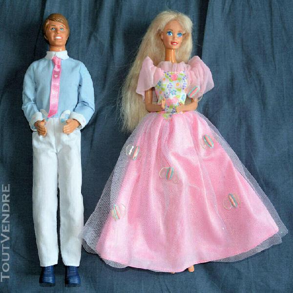 couple ken et barbie vintage (mattel)